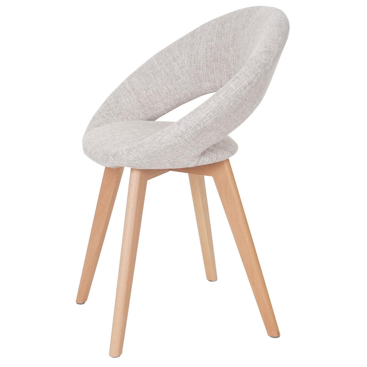 ESSZIMMERSTUHL Beige, Grau 6er-Set - Greige/Beige, Holz (60/79/50cm) - MCW