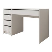 SCHREIBTISCH Ada - Weiß Hochglanz/Weiß, Holzwerkstoff (120/55/76cm) - MIRJAN24