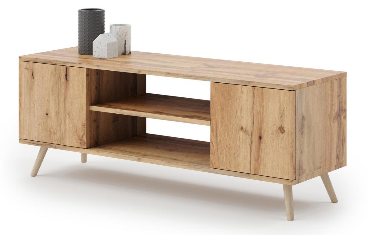 LOWBOARD Focus - Eichefarben, Holzwerkstoff (40/50/135cm) - RAUMHIRSCH FURNITURE
