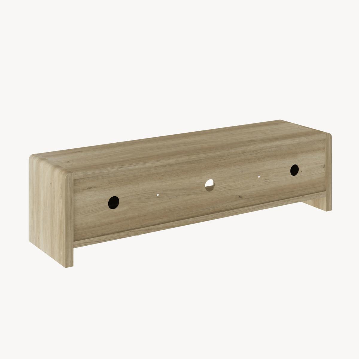 FERNSEHSCHRANK Lukkodso - Braun, Holzwerkstoff (150/40/40cm) - [en.casa]