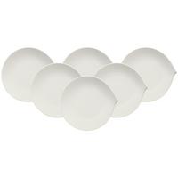 SPEISETELLER Flow weiß ø 27 cm 6er Set - Weiß, Keramik (27cm) - Villeroy & Boch