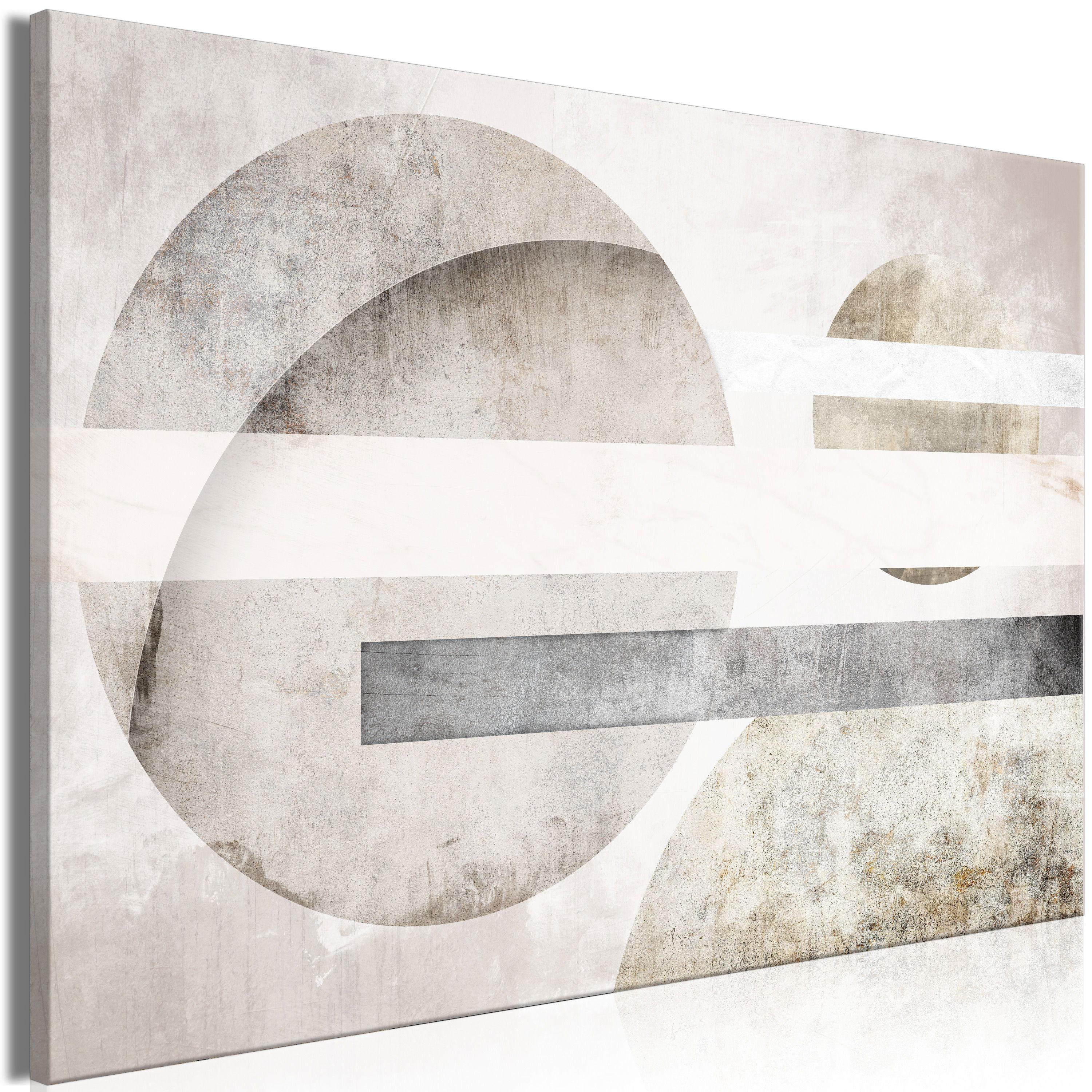 KUNSTDRUCK Grau 60/40 cm - Braun/Grau, Textil (60/40cm) - KUNSTLOFT