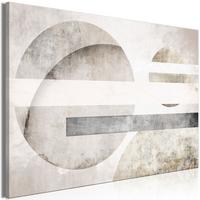KUNSTDRUCK Grau 90/60 cm - Braun/Grau, Textil (90/60cm) - KUNSTLOFT