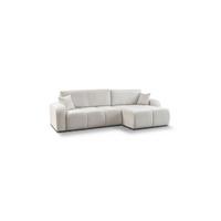 ECKSOFA MALIBU XL 275/150/87 cm Coral 70 - Creme, Textil (275/150cm) - Lookway