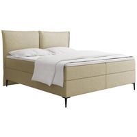 BOXBETT Calio Rise mit Bettkasten, Hell-Olivgrün Chenille 140x200 cm – inkl. H4 Taschenfederkern Matratze & Foam Topper - Schwarz/Olivgrün, Holz/Holzwerkstoff (140/200cm) - WFL GROUP