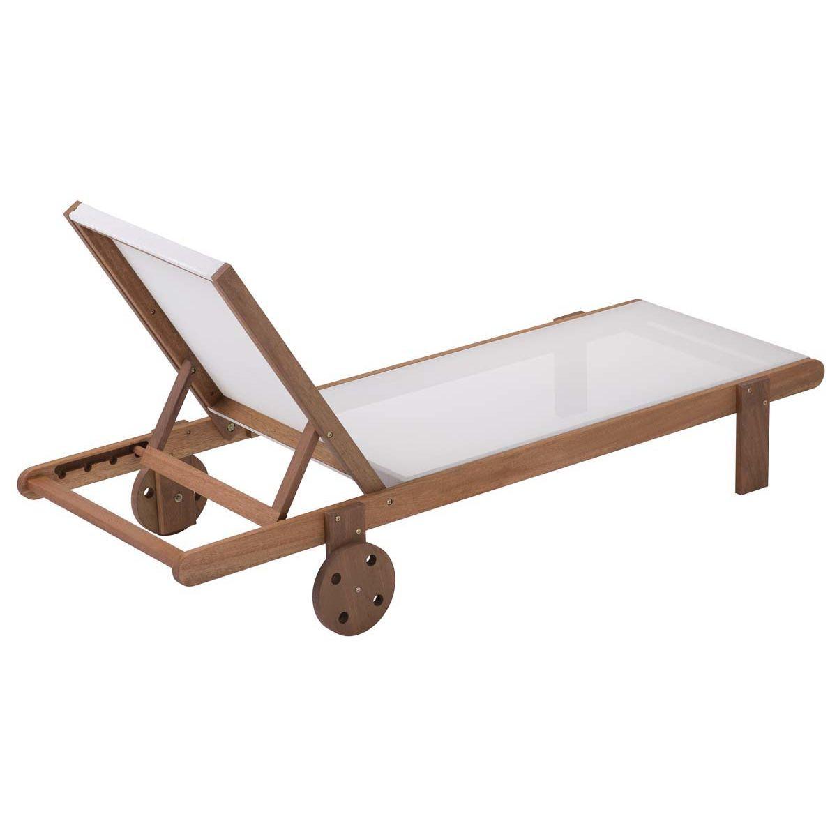 SONNENLIEGE saïgon Ekru - Beige, Metall (71/80/193cm) - Habitat Garten