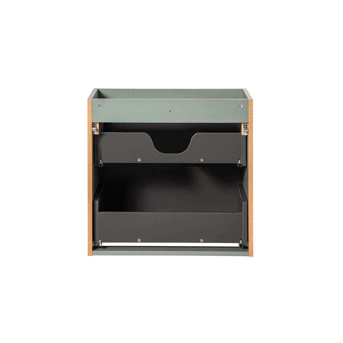 WASCHTISCHUNTERSCHRANK 80.4cm Jade Grün - Grün, Holzwerkstoff (80.4/59.5/40cm) - Petits-meubles