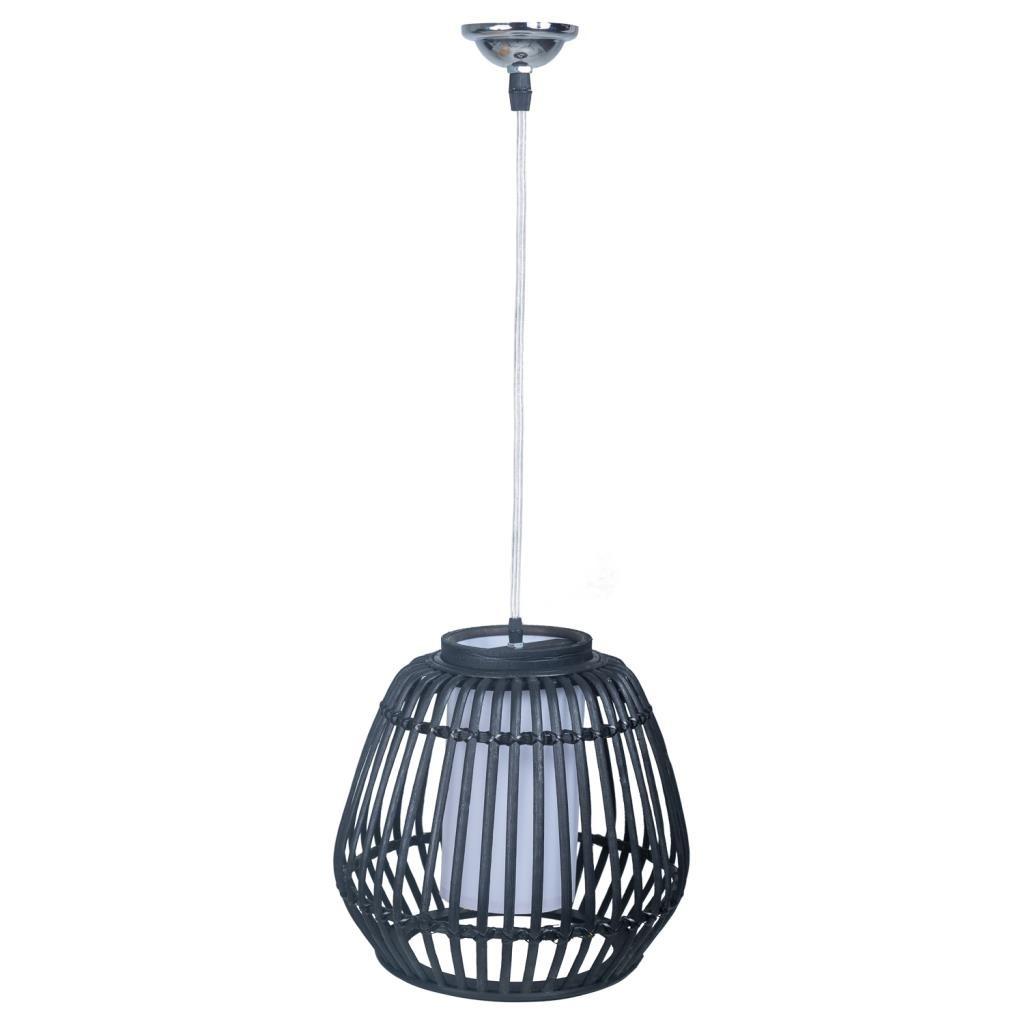 LAMPE, schwarz, 31x30cm - Schwarz, Naturmaterialien (30.5/30.5/30cm) - Wanderlust