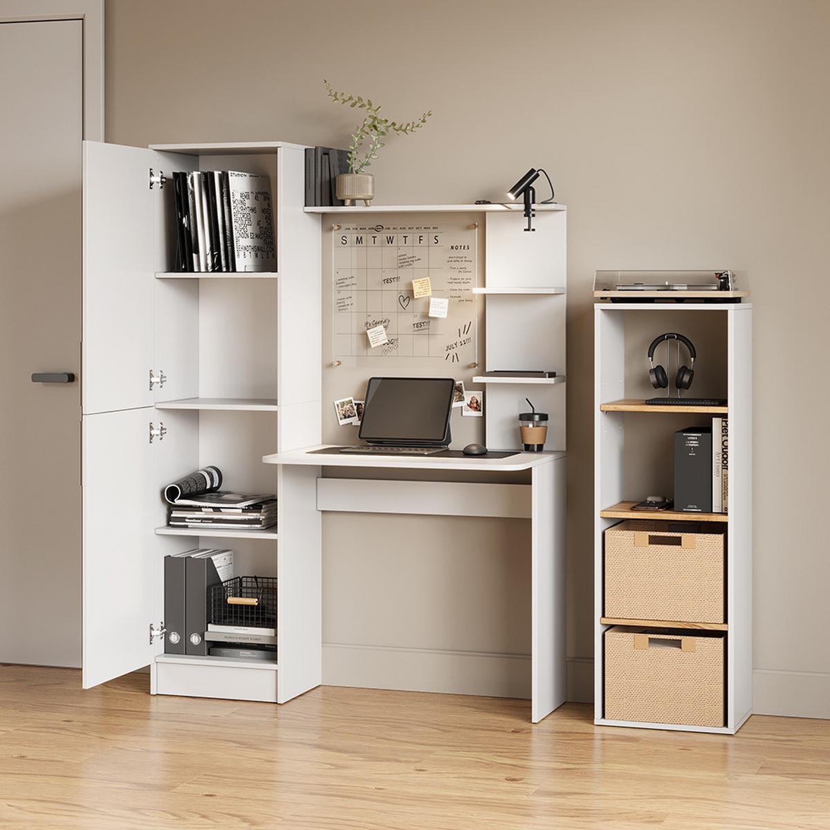 SCHREIBTISCH Rina Weiß 122.9 x 168 cm - Weiß, Holzwerkstoff (52/122.9/168cm) - Livinity®