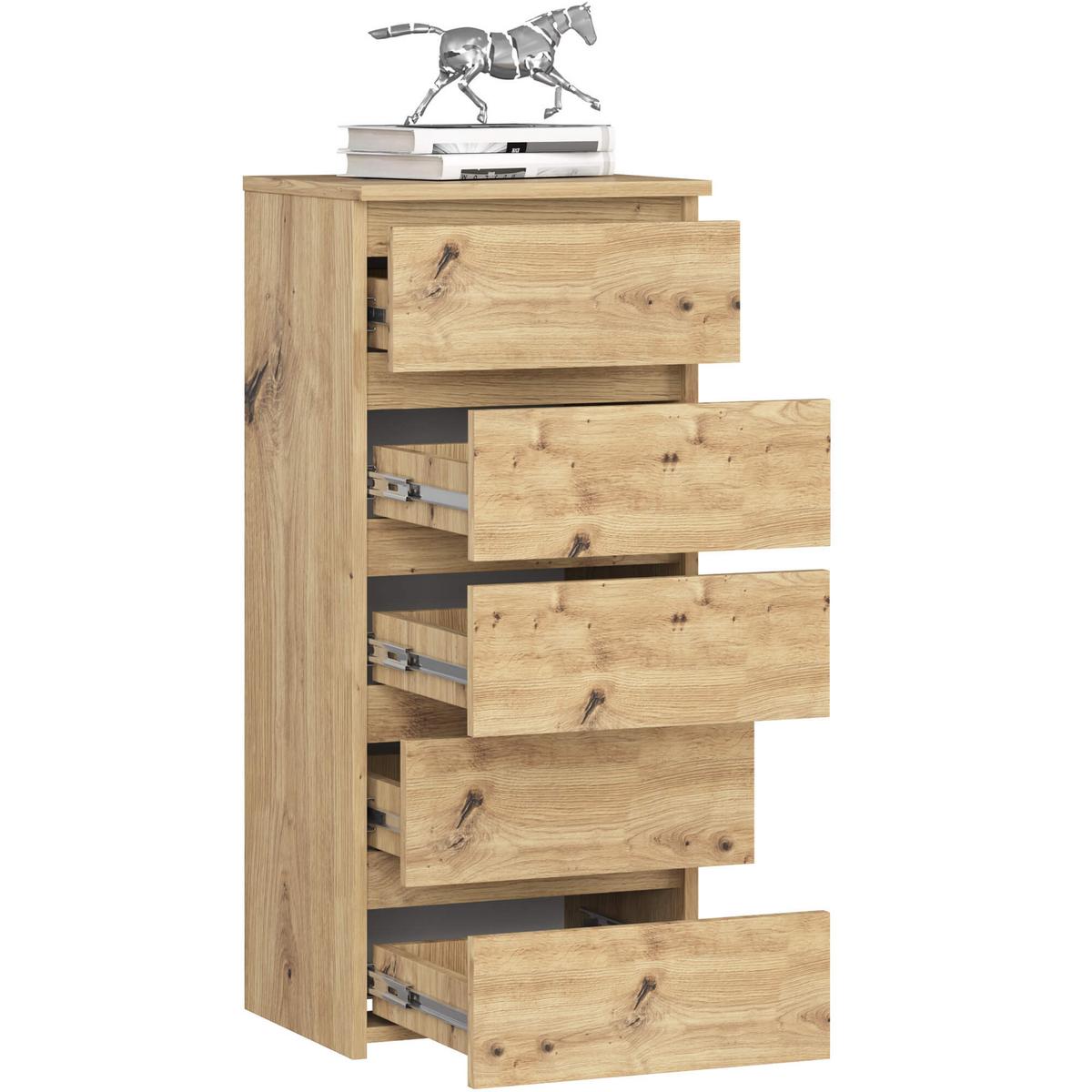 KOMMODE Eiche Artisan 92/40/35 - Eiche Artisan, Holzwerkstoff (40/92/35cm) - RAUMHIRSCH FURNITURE