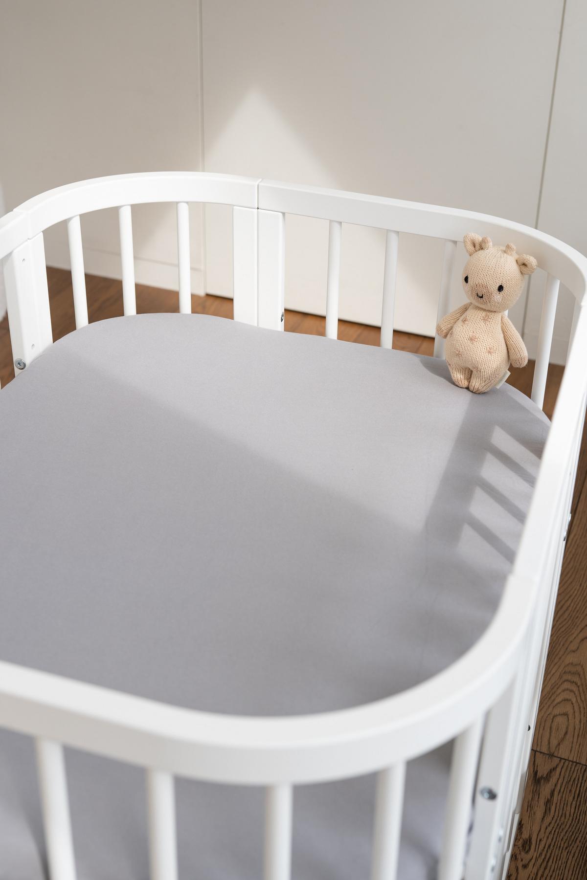 BABY Spannbettlaken 5in1 - Grau, Textil (65/93cm) - waldin