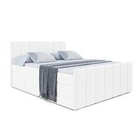 BOXSPRINGBETT MOETI-Z KING - 140x200 - H3/H4 - Weiß Hochglanz - Weiß Hochglanz, Holzwerkstoff (140/200cm) - ALTDECOR