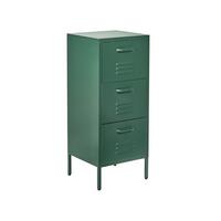 AKTENSCHRANK Grün Wostok - Grün, Metall (43/103/40cm) - Beliani
