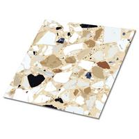FLIESENAUFKLEBER 9 Stück 30x30 cm selbstklebend Terrazzo-Muster - Grau, Textil (30/1.6/30cm) - TULUP