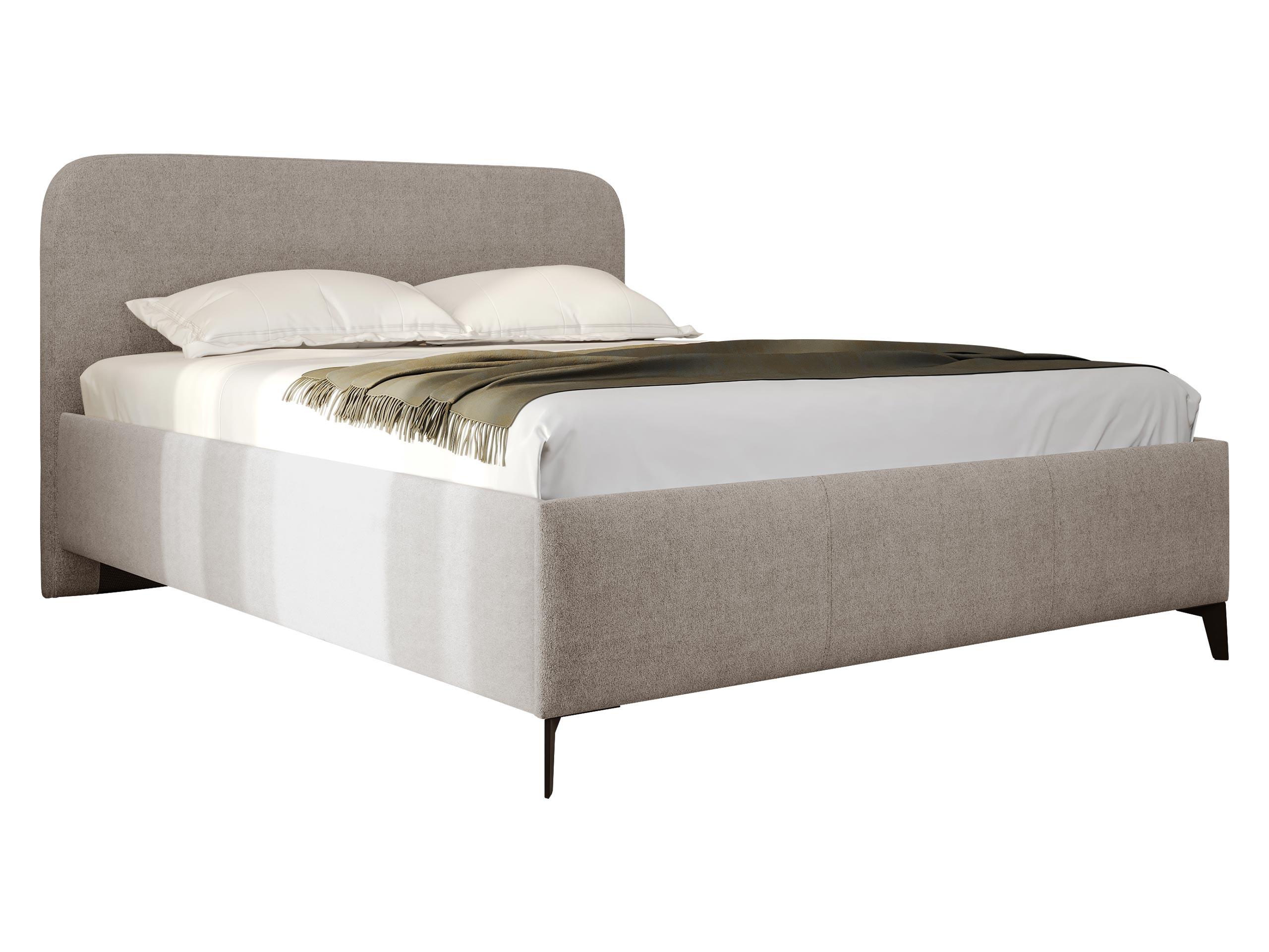 POLSTERBETT Holly - Schwarz/Naturfarben, Holz/Textil (160/200cm) - MIRJAN24