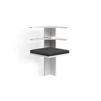 ESSZIMMER-ECKBANK Tiberio Weiß 43.5 x 43.5 cm - Weiß, Holzwerkstoff (43.5/43.5cm) - Livinity®