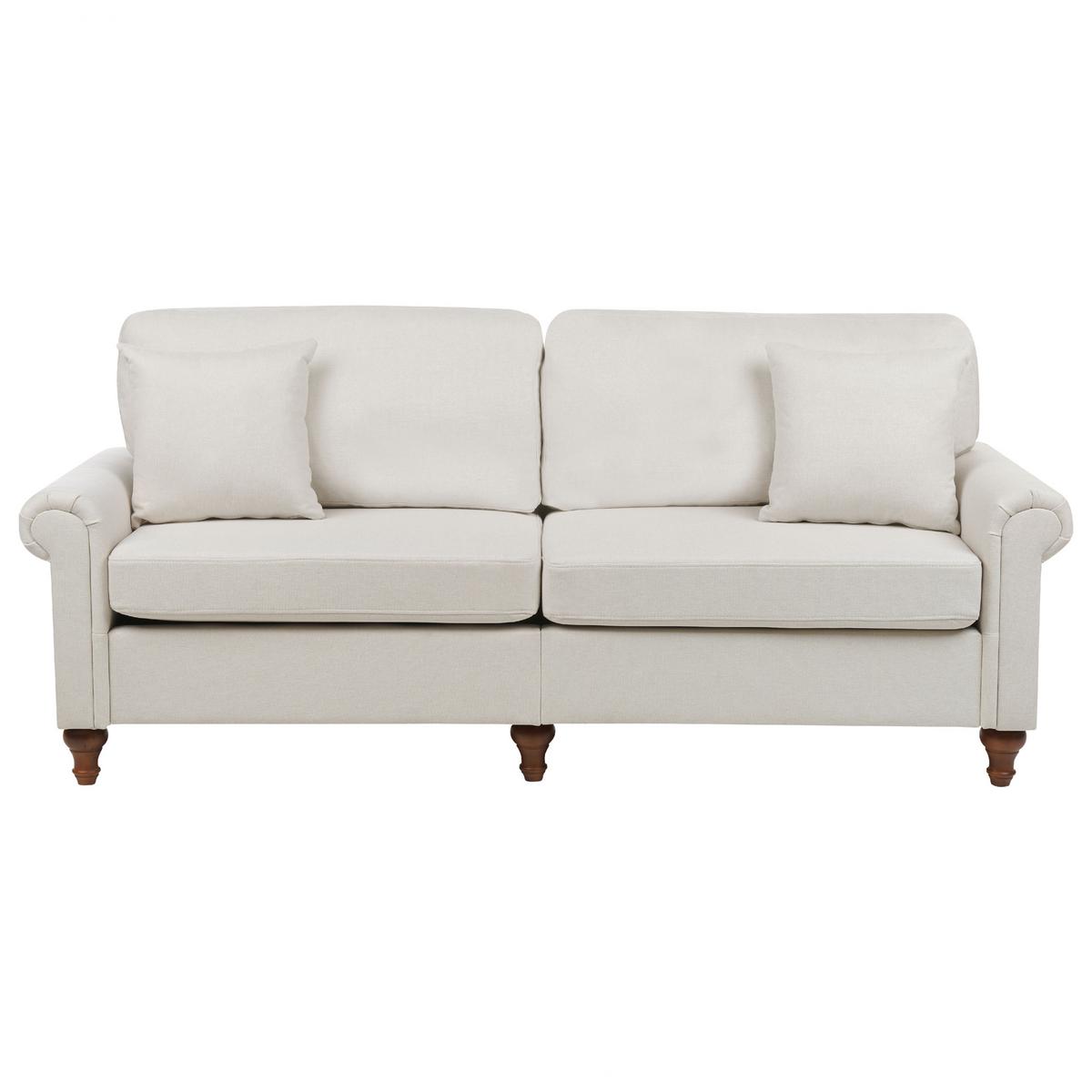 5-SITZER SOFA SET Polyester Beige Otra - Beige, Textil (76/84/195cm) - Beliani
