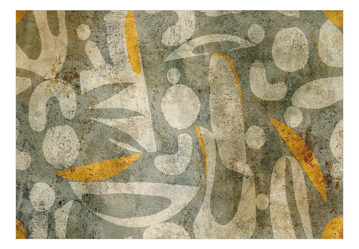 SELBSTKLEBENDE FOTOTAPETE 441/315 cm - Beige/Grau, Kunststoff/Textil (441/1cm) - KUNSTLOFT