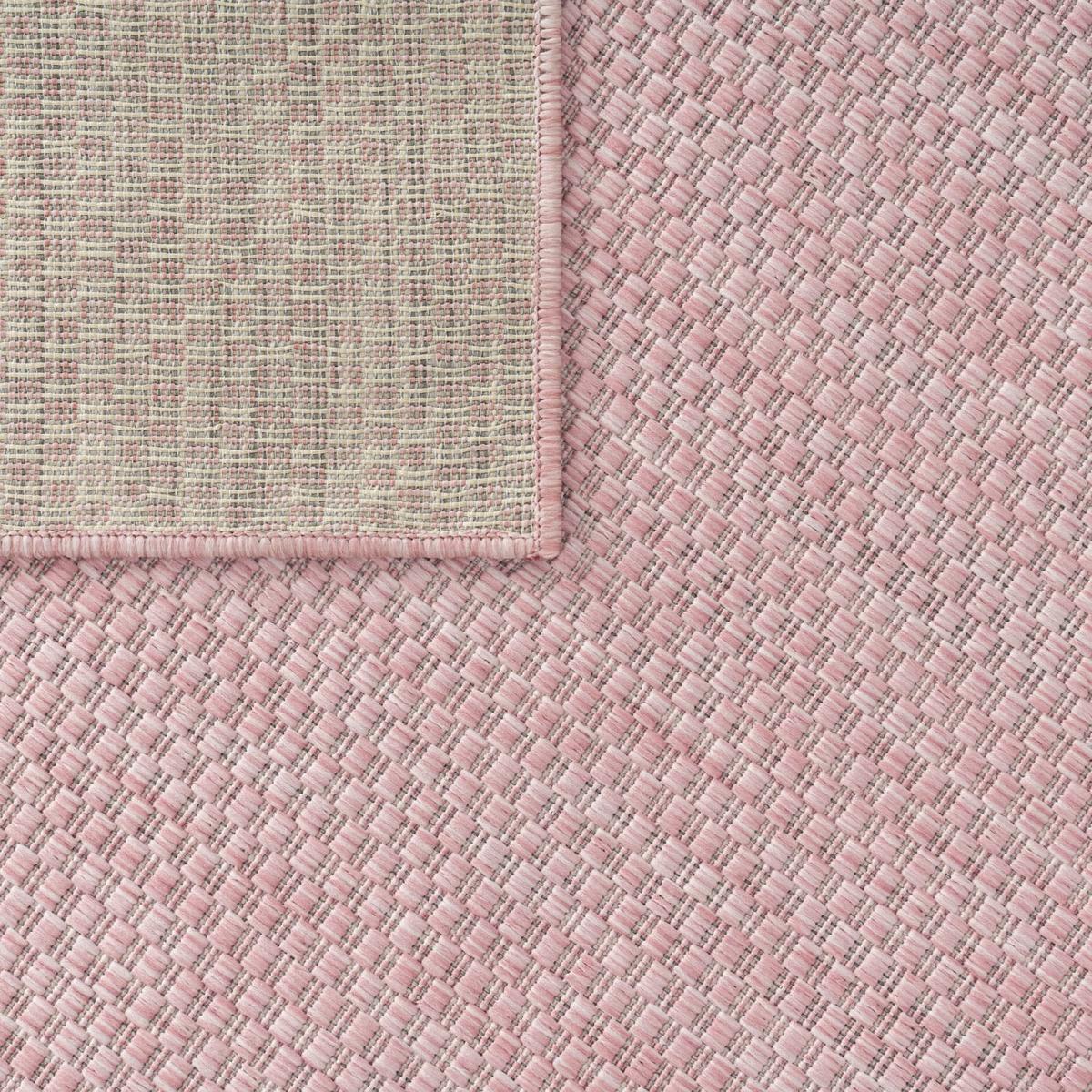 OUTDOORTEPPICH Rosa 60 x 100 cm - Rosa, Kunststoff (60/100cm) - TT Home