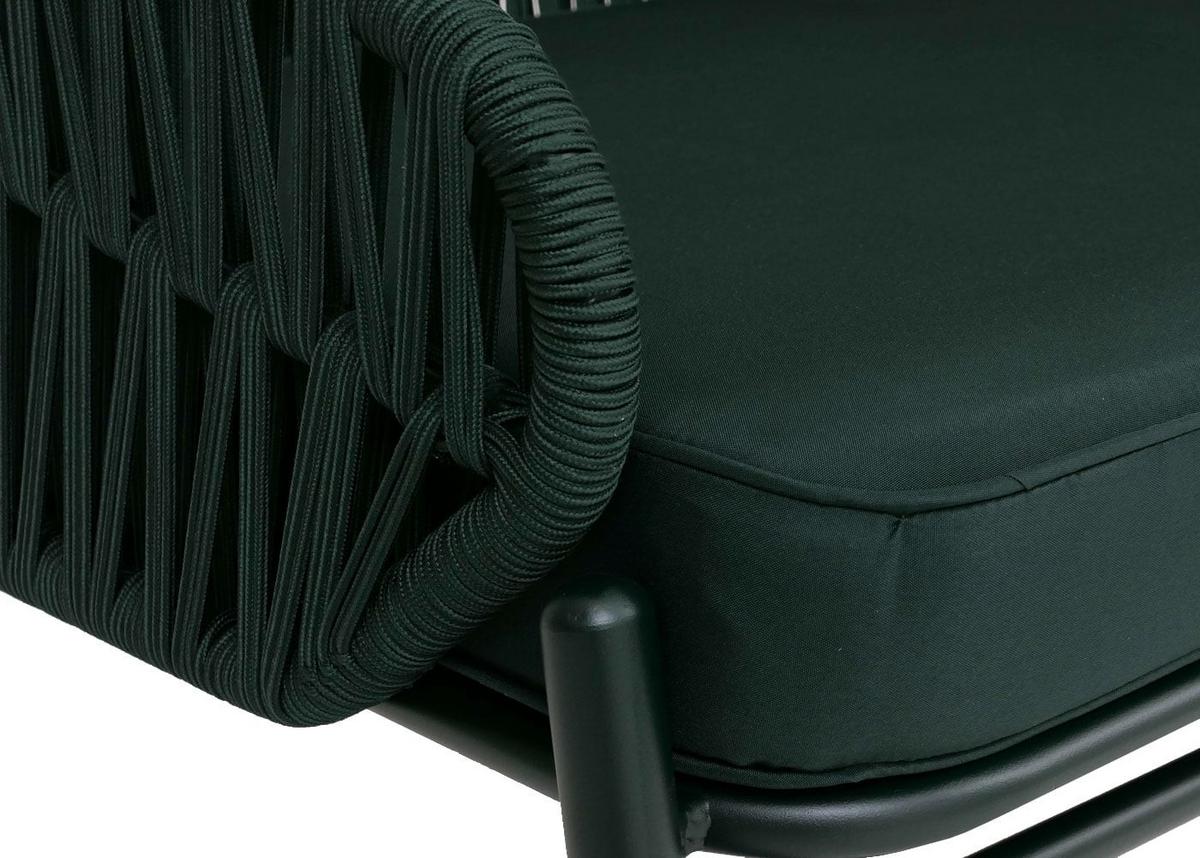 GARTENBANK Grün - Grün, Metall (116/83/65cm) - MCW