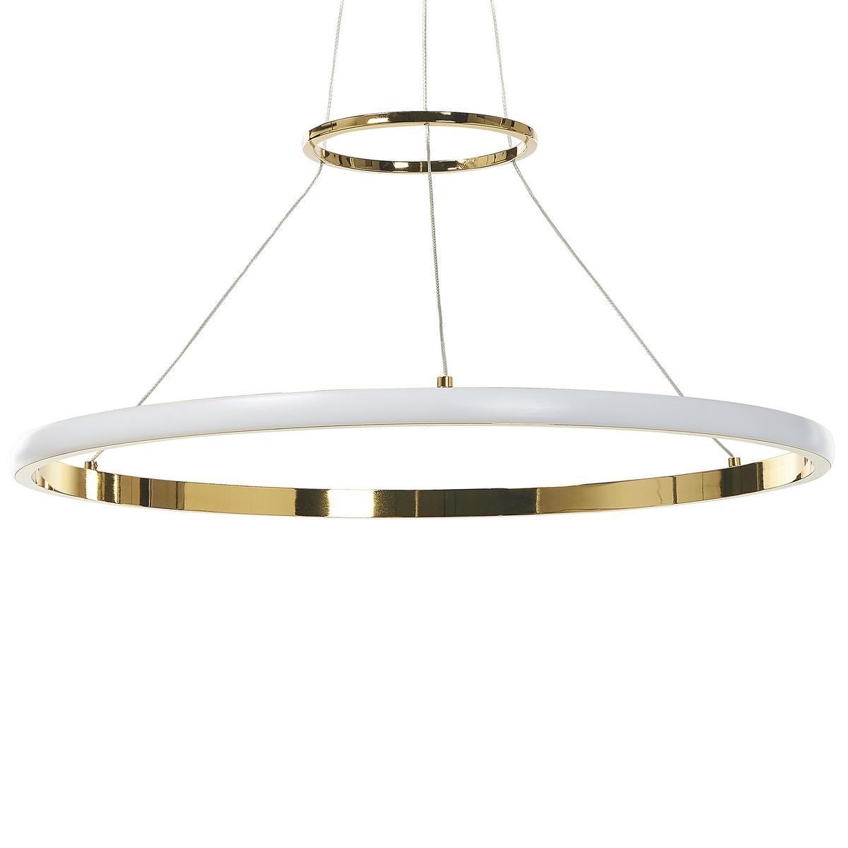 HÄNGELEUCHTE Tano 50/50/104 cm - Goldfarben, Metall (50/50/104cm) - Beliani