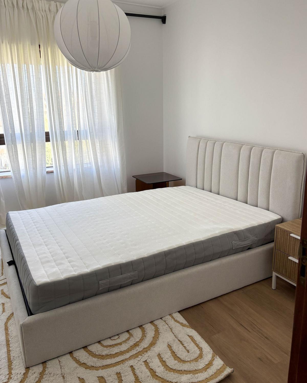 TASCHENFEDERKERNMATRATZE H3/4 Fest 140/200 cm Roomy - Weiß, Textil (140/200cm) - Beliani