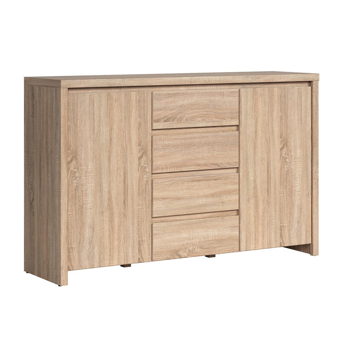 SIDEBOARD Soren Holz - Braun, Holzwerkstoff (143.5/92/40.5cm) - Petits-meubles
