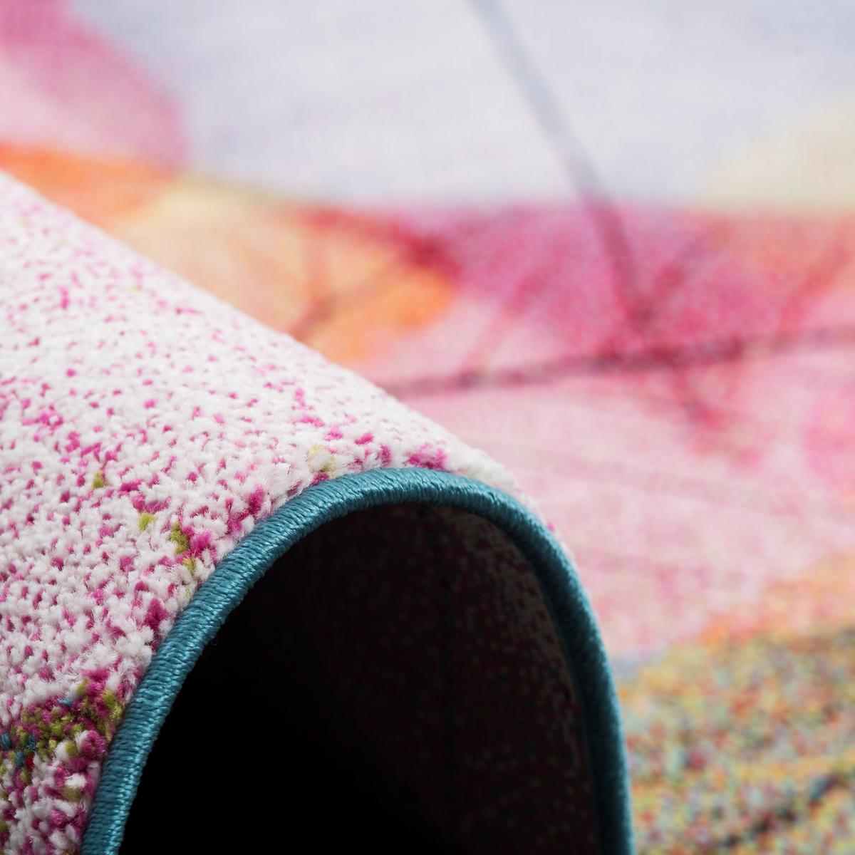 DESIGNER TEPPICH FARO TROPICAL BLÄTTER - Multicolor, Textil (200/290cm) - Pergamon