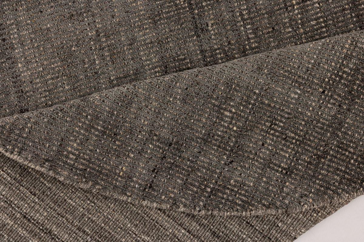 HANDWEBTEPPICH Venus 120x120 cm - Anthrazit, Textil (120/120cm) - THEKO