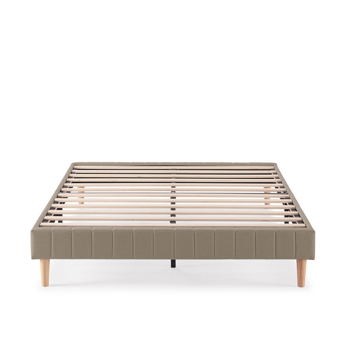 POLSTERBETT 140x200 cm Eris, Beige - Beige, Textil (202/142/30cm) - VS Venta-stock
