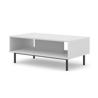 COUCHTISCH Weiß, Weiß, Schwarz 90/45/60 - Schwarz/Weiß, Holzwerkstoff (60/90/45cm) - RAUMHIRSCH FURNITURE