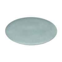 SERVIERPLATTE Life Fashion Green Chic 33x18 cm - Grün, Keramik (17.9/2.5/32.9cm) - Seltmann Weiden