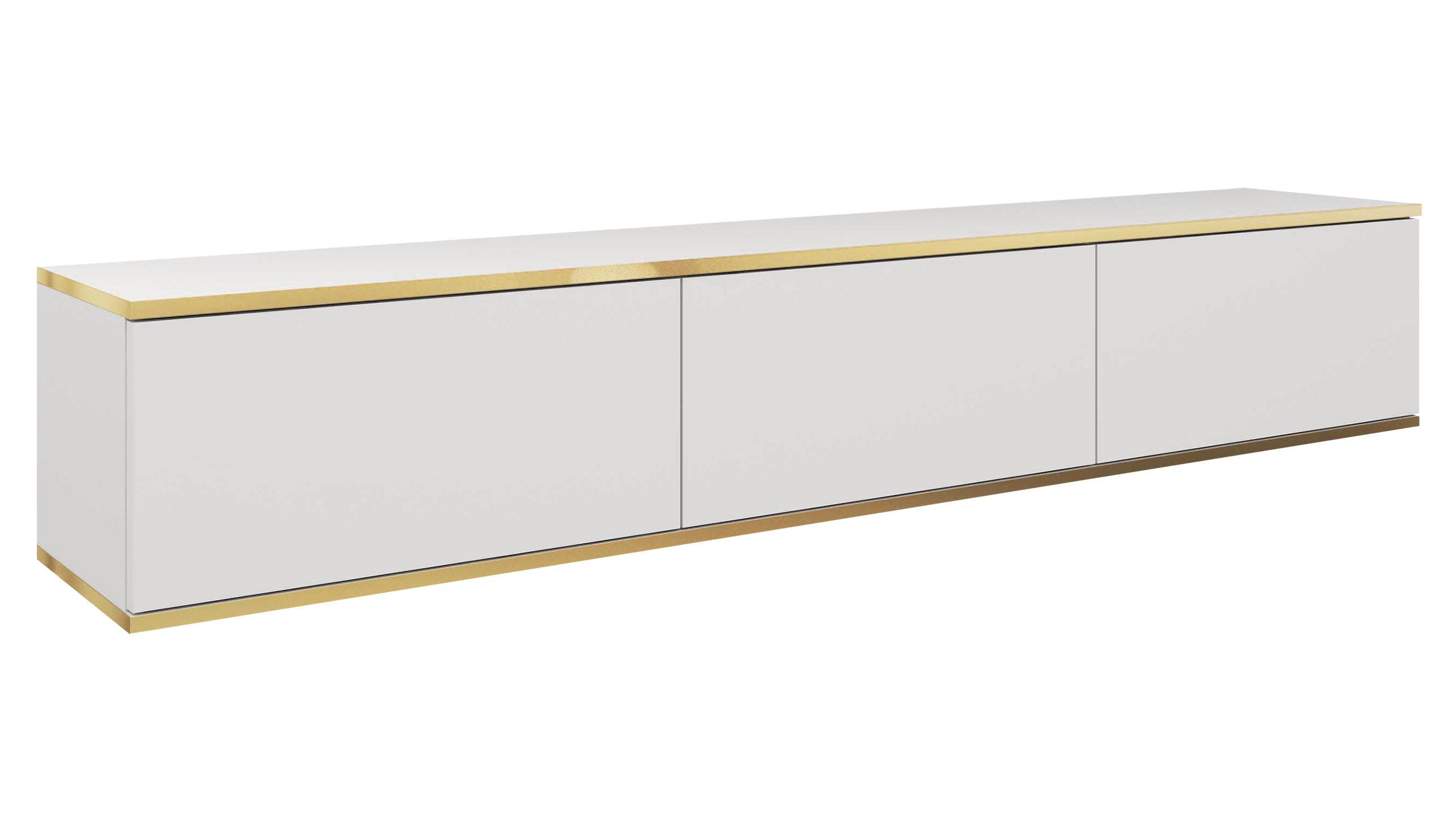 TV-LOWBOARD Oro I - Weiß, Holzwerkstoff (175/30/32cm) - MIRJAN24