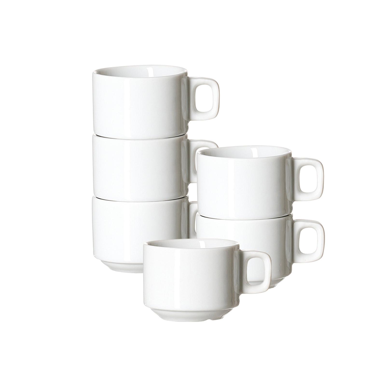 ESPRESSOTASSEN Bianco weiß 85 ml 6er Set - Weiß, Keramik (0.09L) - Ritzenhoff Breker