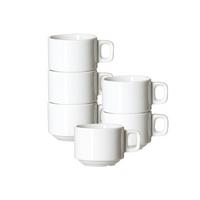 ESPRESSOTASSEN Bianco weiß 85 ml 6er Set - Weiß, Keramik (0.09L) - Ritzenhoff Breker