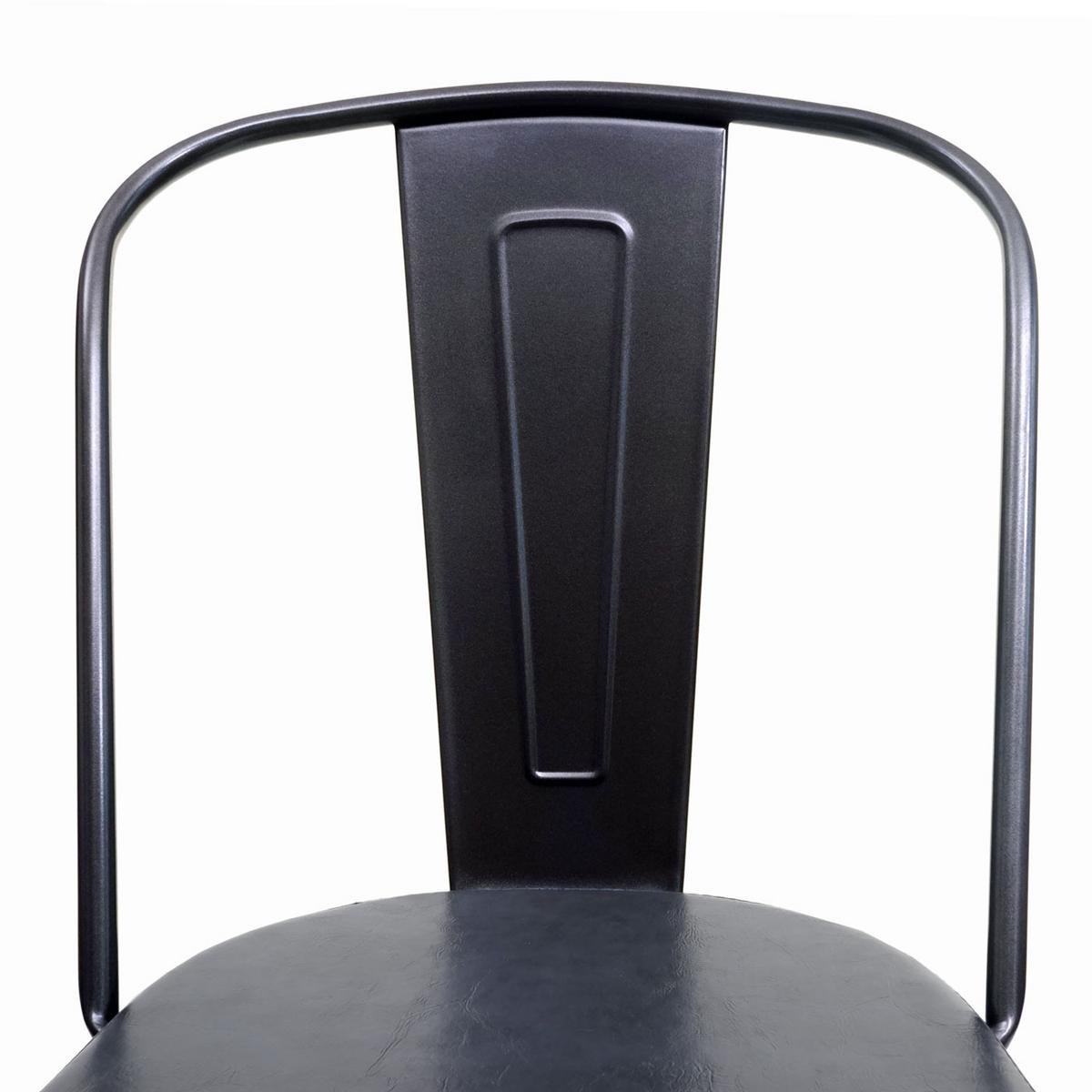 ESSZIMMERSTUHL H10E Grau 4er-Set - Grau, Metall (44/85/49cm) - MCW