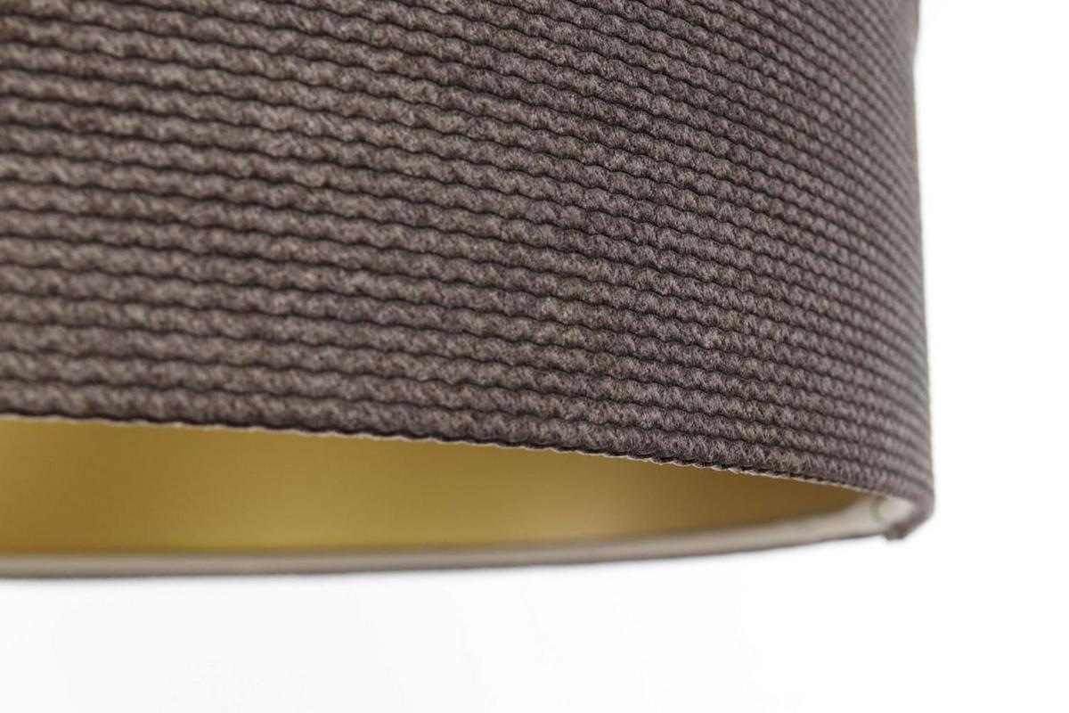 HÄNGELEUCHTE Gold 60/30 cm - Goldfarben/Braun, Kunststoff (60/1/30cm) - ONZENO