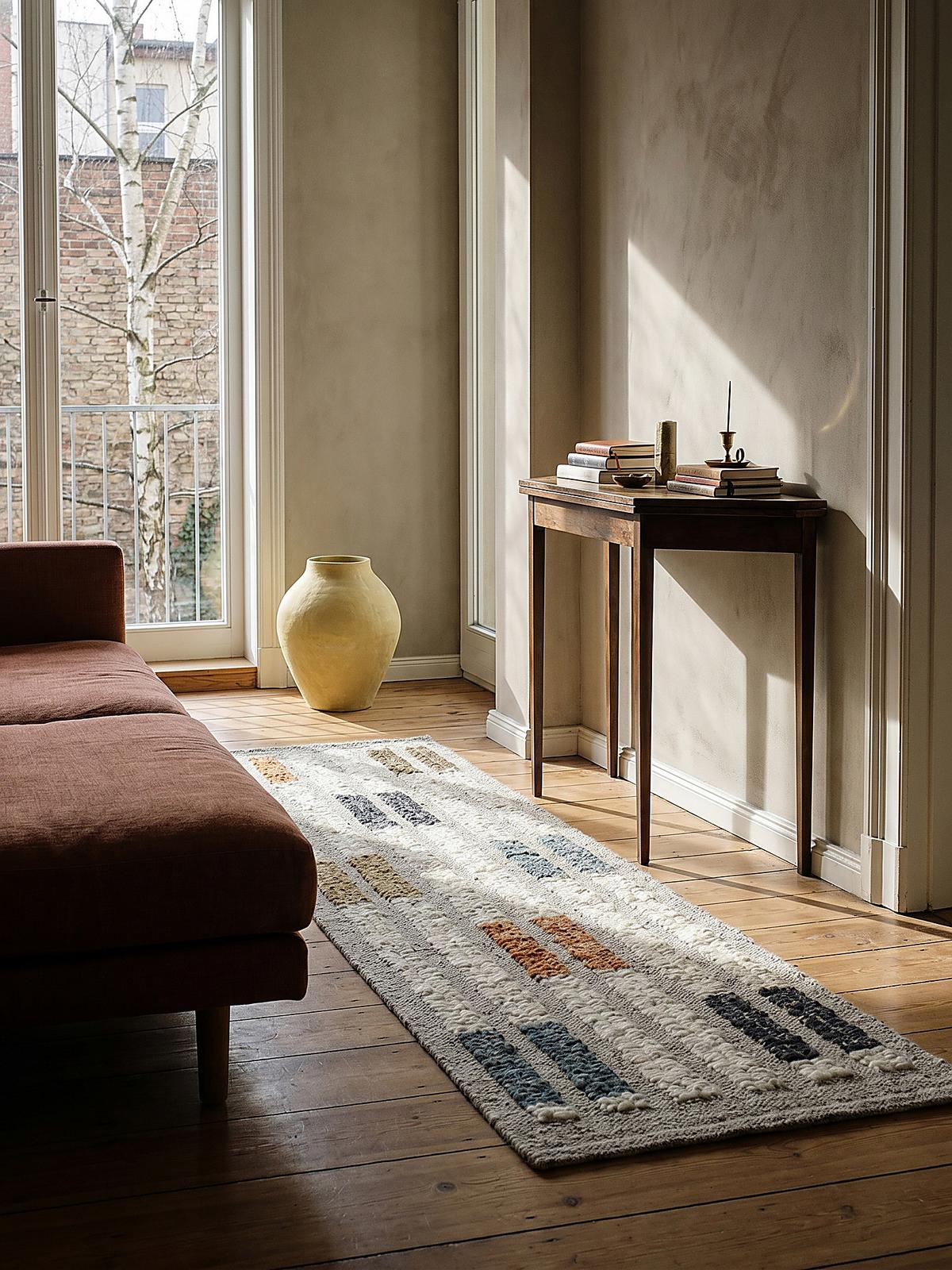 WOLLTEPPICH ALDER, geometrisch, Bunt, 80 x 300 cm - Multicolor, Textil (300/80cm) - KADIMA DESIGN