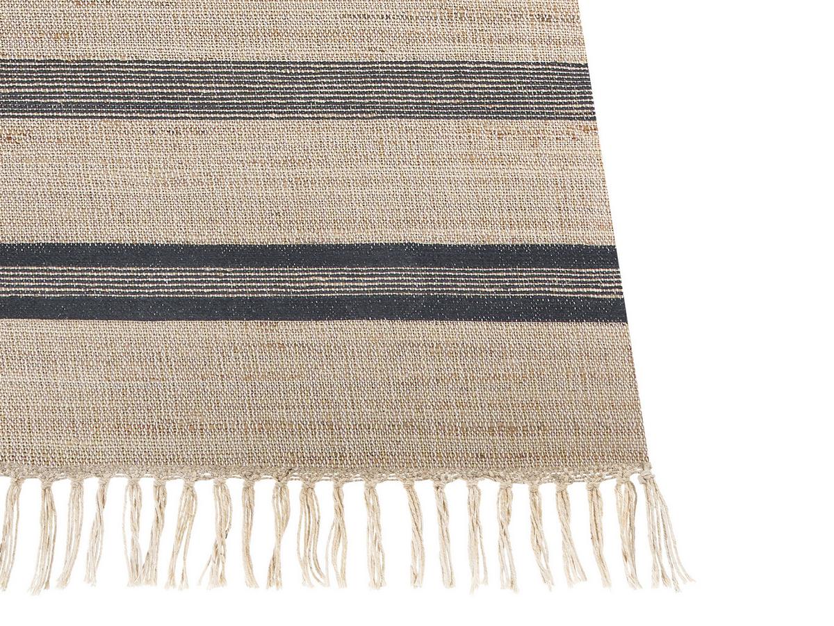 TEPPICH geflochten Talpur 230/160 cm - Beige, Naturmaterialien (160/230cm) - Beliani