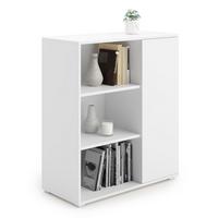 BÜCHERREGAL Fondi - Weiß, Holzwerkstoff (90/104/40cm) - RAUMHIRSCH FURNITURE