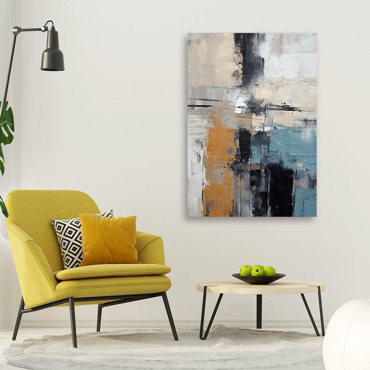 KUNSTDRUCK Gold 80/120 cm - Goldfarben, Textil (80/120cm) - KUNSTLOFT