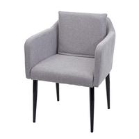 ESSZIMMERSTUHL Hellgrau - Hellgrau, Textil (60/86/65cm) - MCW
