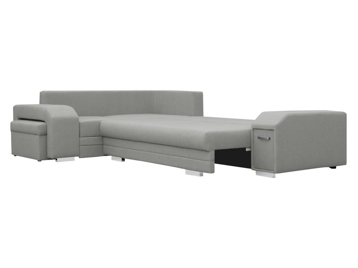 ECKSOFA Alvares, Seite: Links - Beige, Holz/Kunststoff (305/205cm) - MIRJAN24