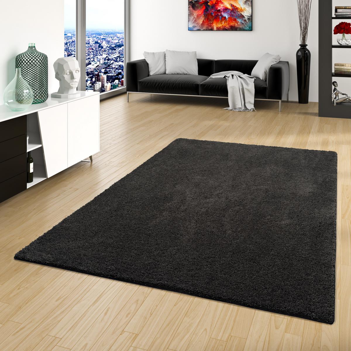 HOCHFLOR SHAGGY TEPPICH PALACE - Chromfarben, Textil (160/160cm) - Snapstyle