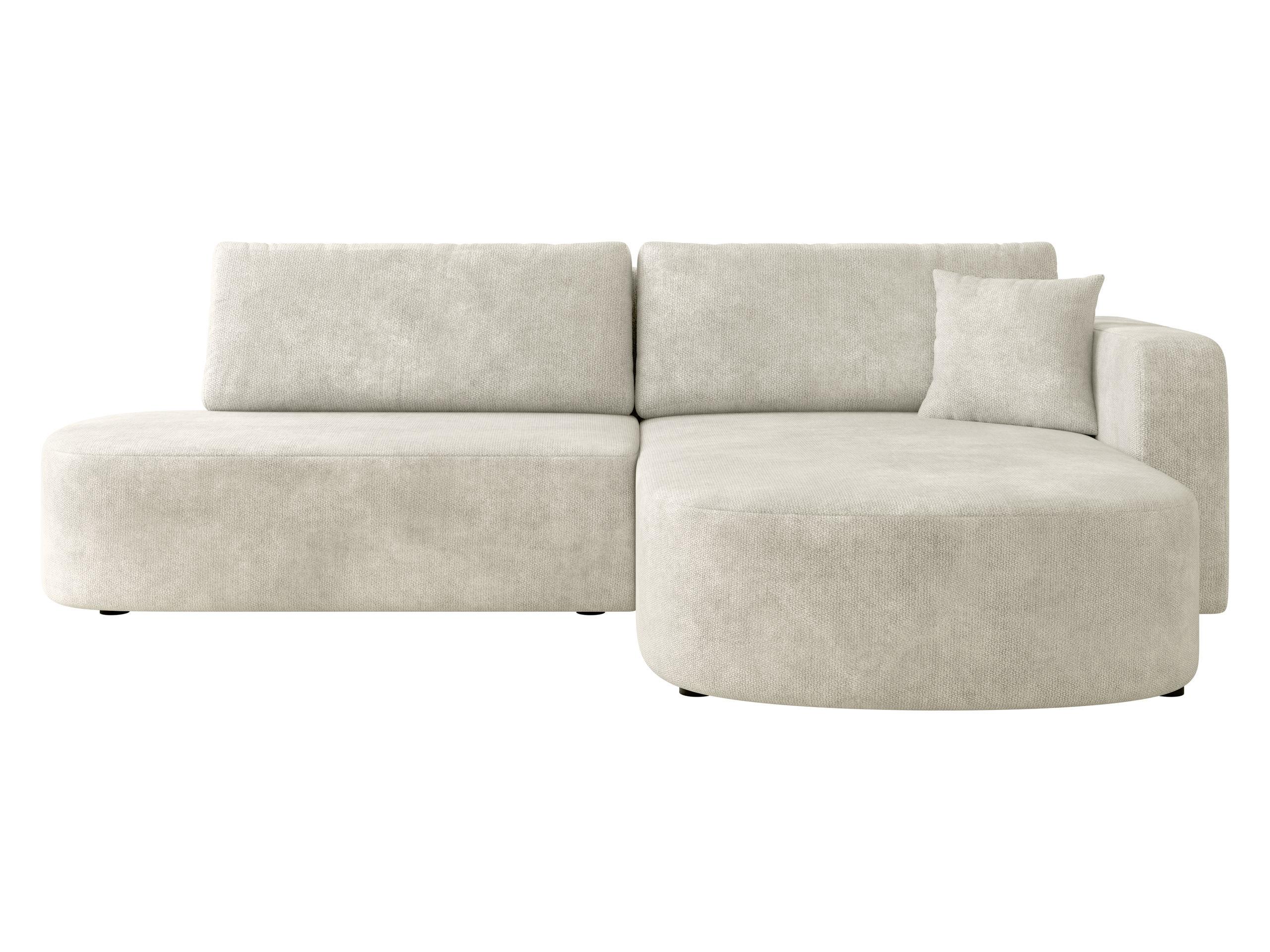 ECKSOFA Zerte, Seite: Rechts - Beige/Schwarz, Holz/Kunststoff (252/175cm) - MIRJAN24