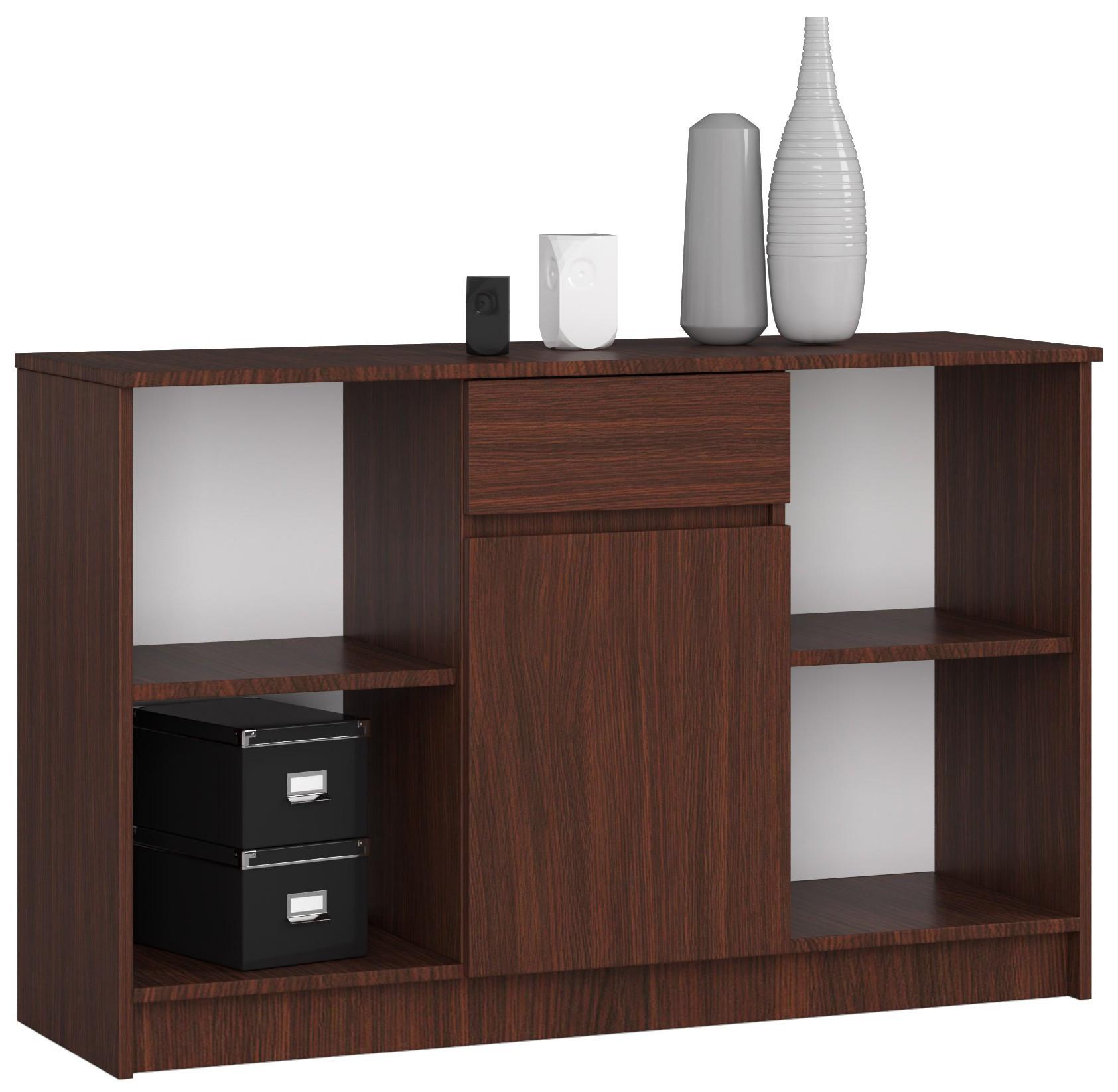 KOMMODE Dunkelbraun 77/120/40 - Dunkelbraun, Holzwerkstoff (120/77/40cm) - RAUMHIRSCH FURNITURE