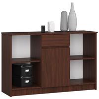 KOMMODE Dunkelbraun 77/120/40 - Dunkelbraun, Holzwerkstoff (120/77/40cm) - RAUMHIRSCH FURNITURE
