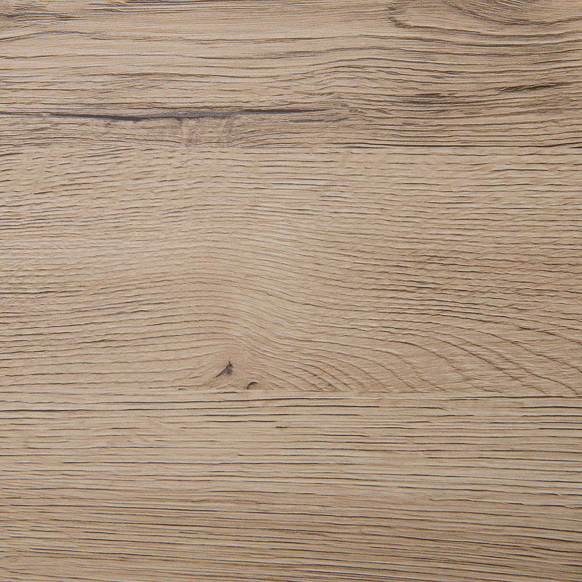 ESSTISCH 130/80/75 cm Hellbraun, Schwarz Rechteckig Cambell - Hellbraun, Holzwerkstoff (130/80/75cm) - Beliani