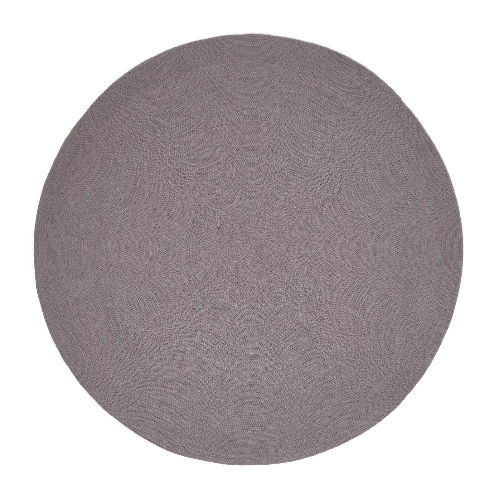 TEPPICH geflochten rund 150 cm - Grau, Textil (150/150cm) - Homescapes