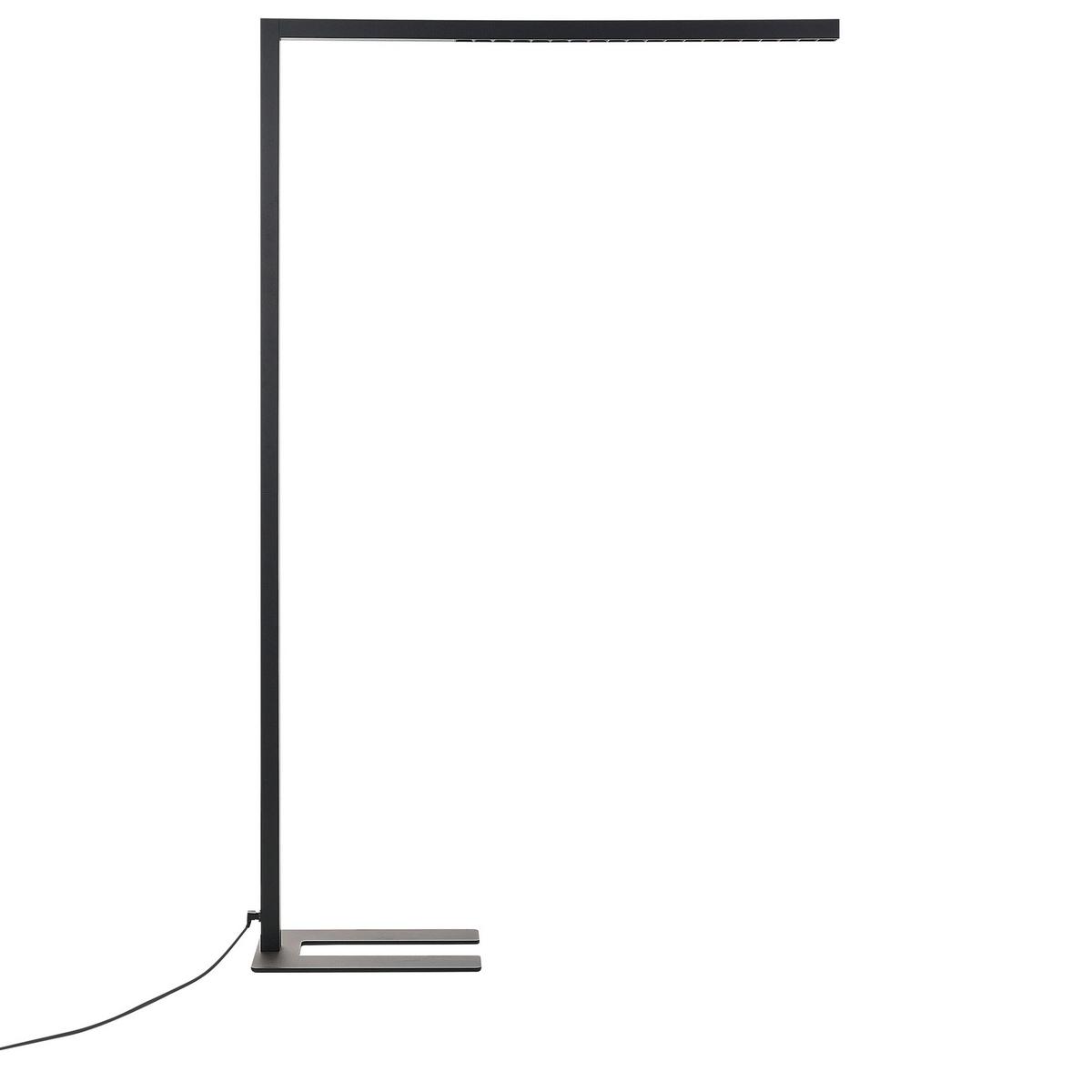 STEHLAMPE Mensa 30/121/194 cm - Schwarz, Metall (30/121/194cm) - Beliani